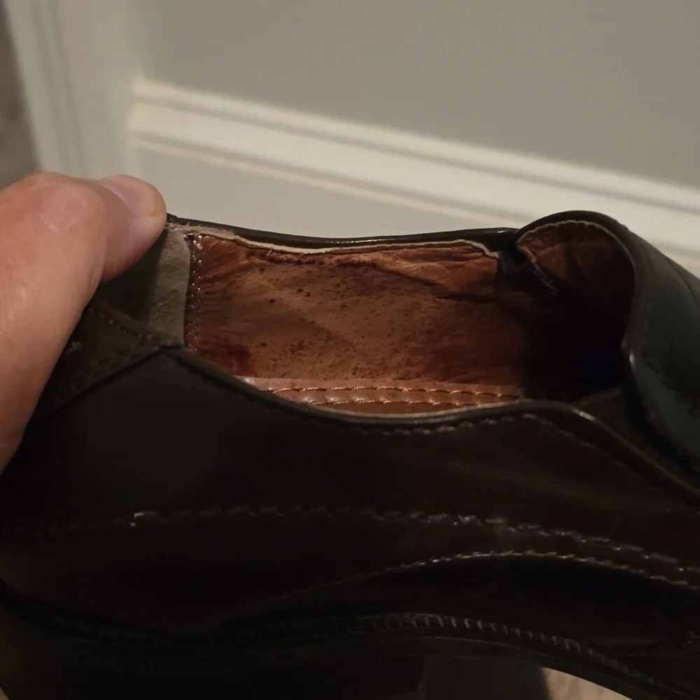 Joseph Abboud Men's Brown Leather Loafers Size 8.5M